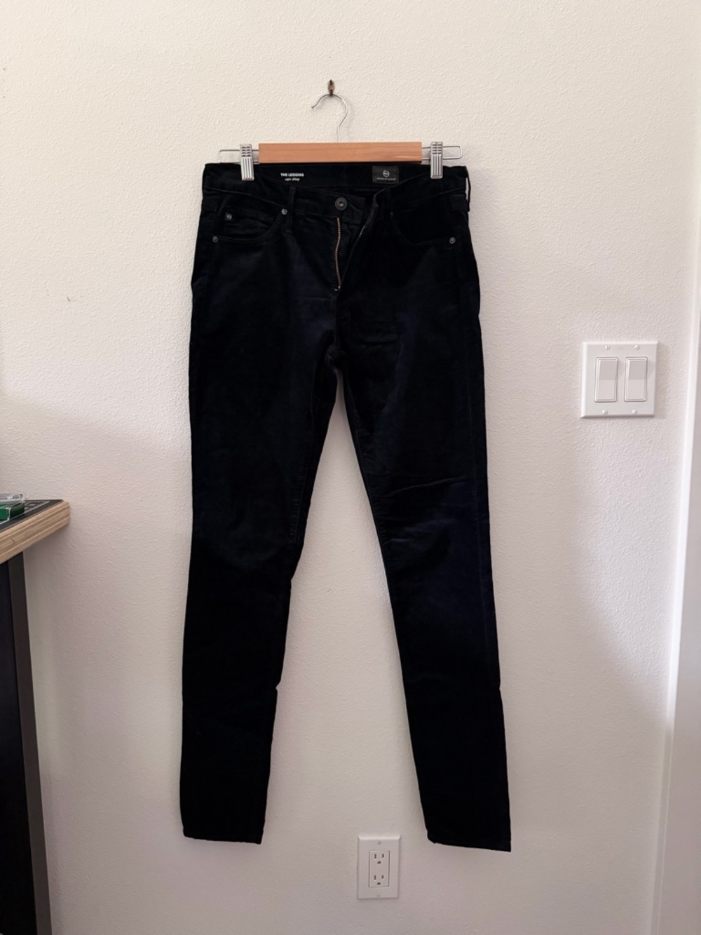 Ag Adriano Goldschmied Black Skinny Jeans